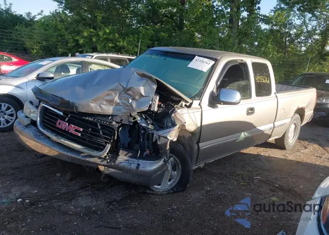 2000 GMC Sierra 1500 Sle из США, поврежденный, VIN 2GTEC19V4Y1299817